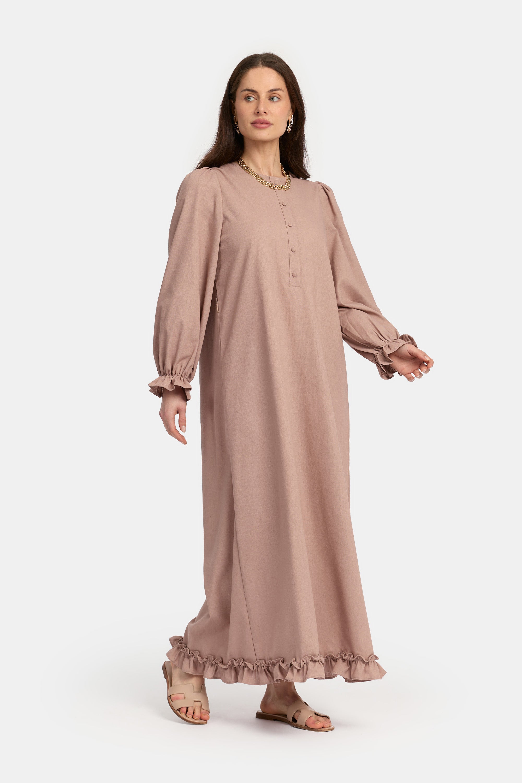 Robe longue volantée - Nespresso