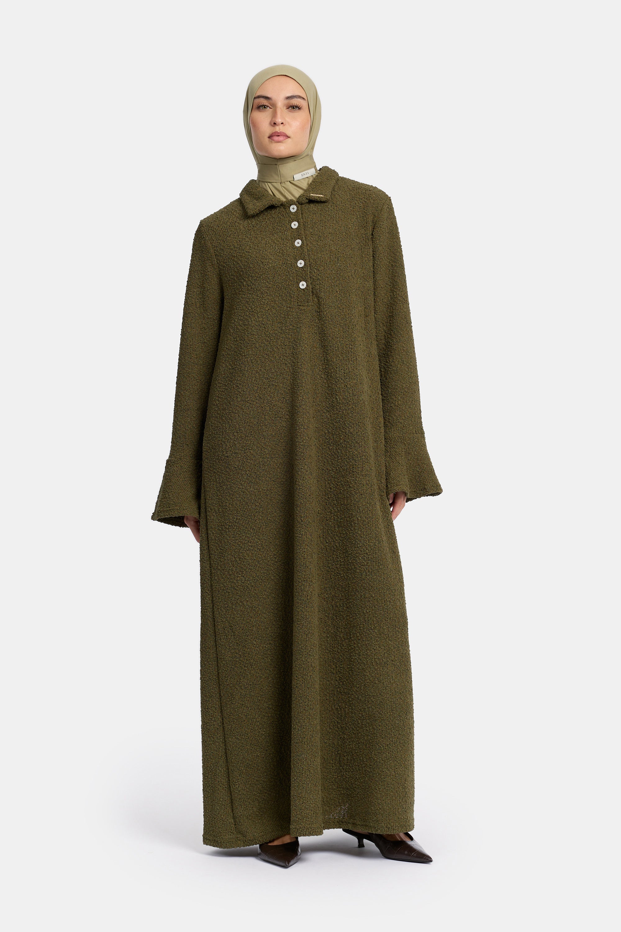 Unbound Knit Dress - Olive