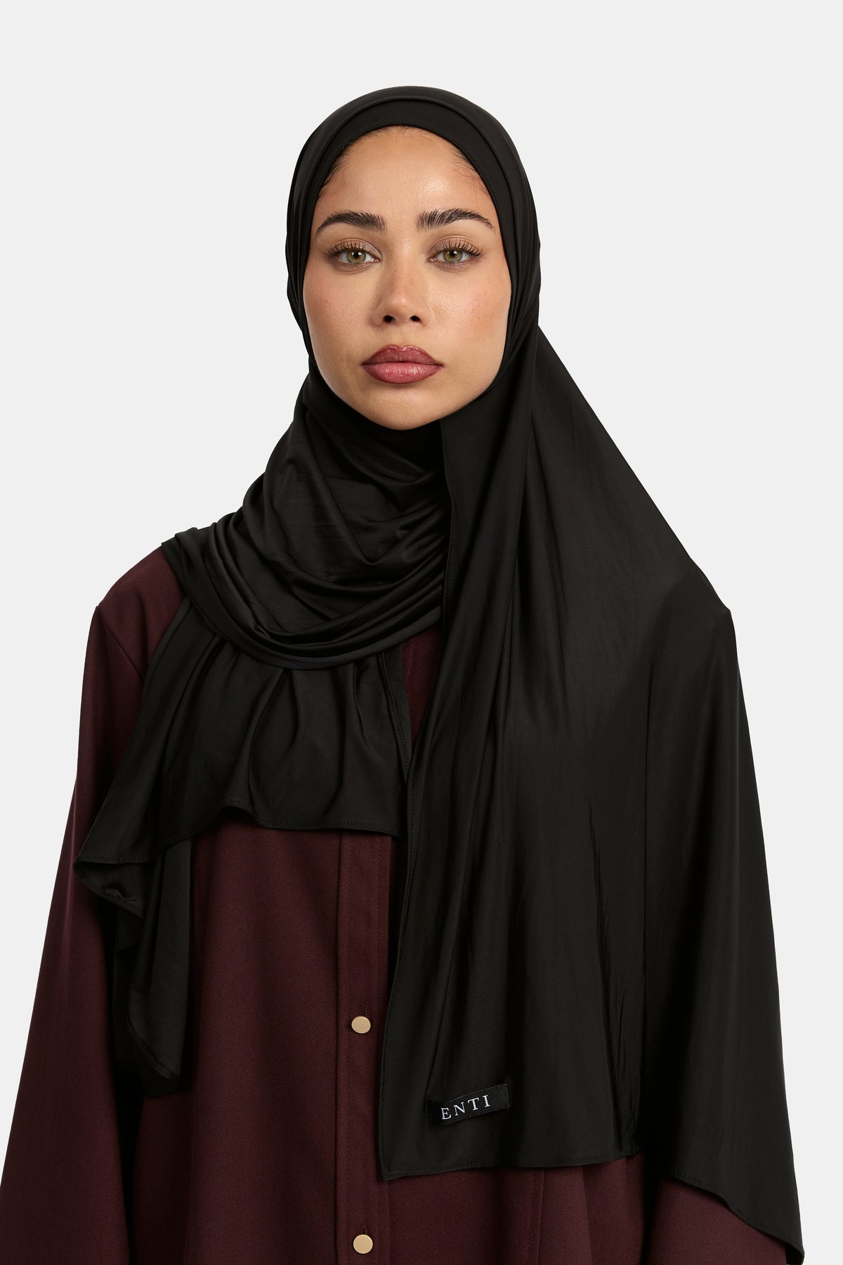 Liquid Jersey Hijab – Black