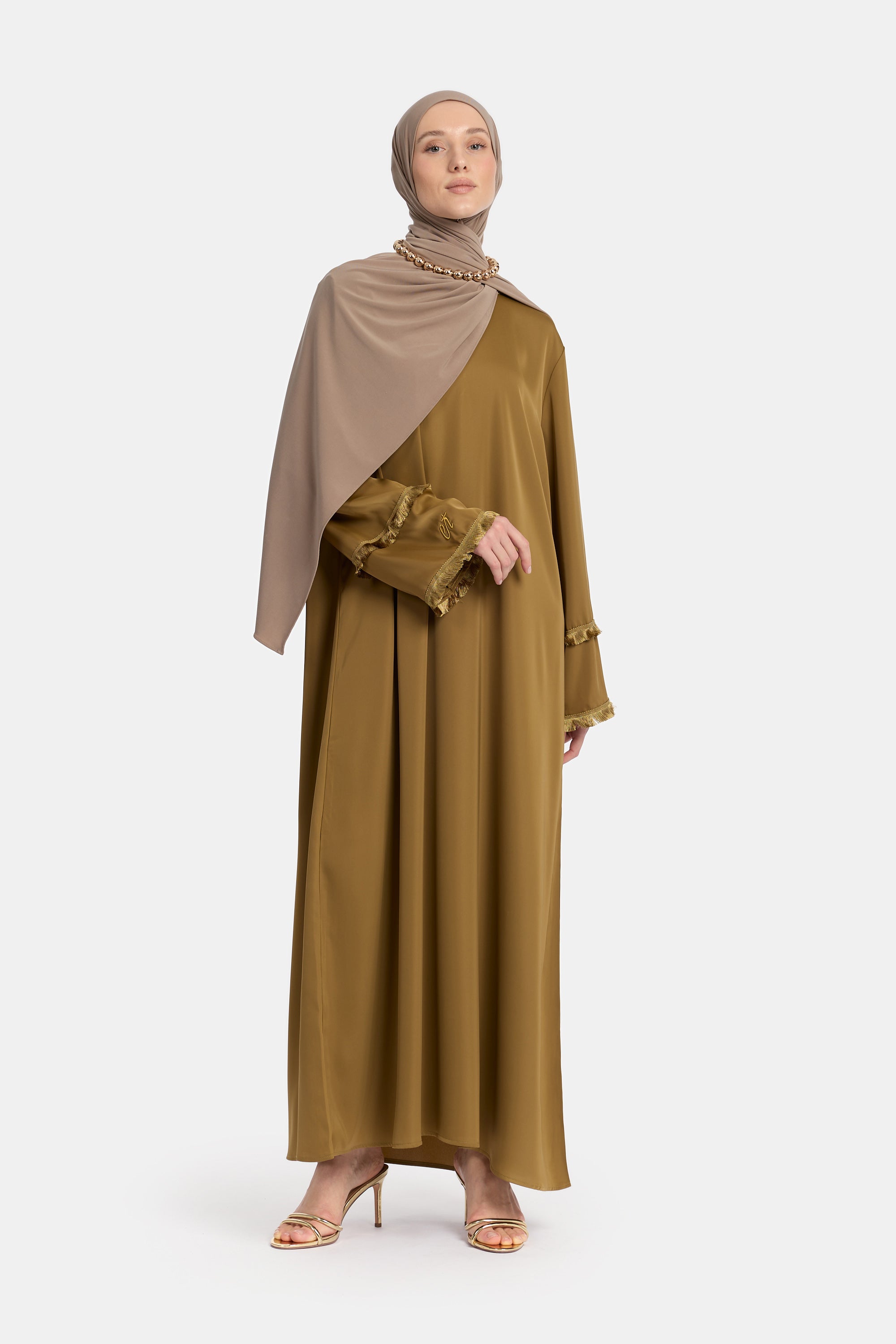 Tailored Dress - Olive