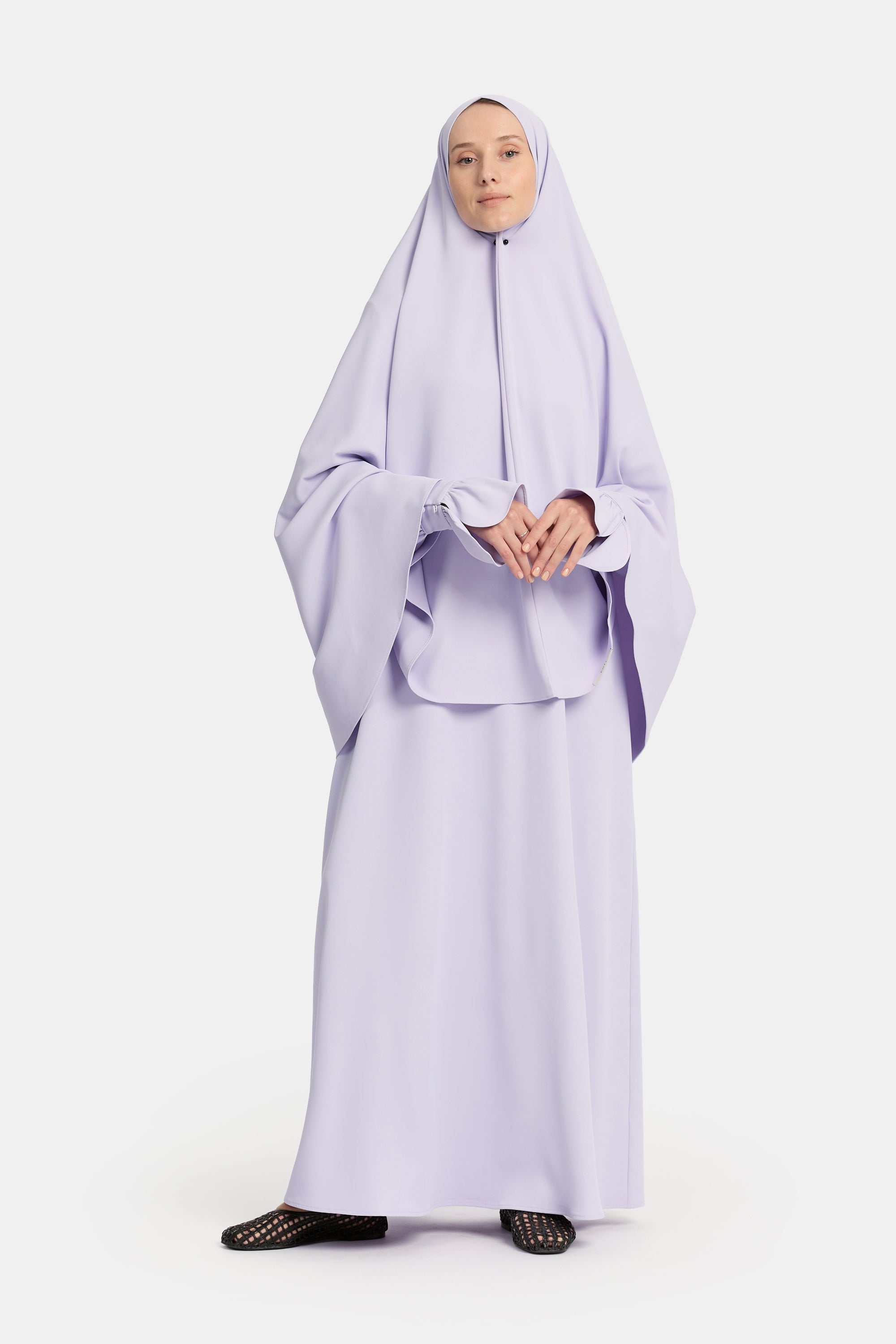 Mastour Khimar Set - Pastel Purple