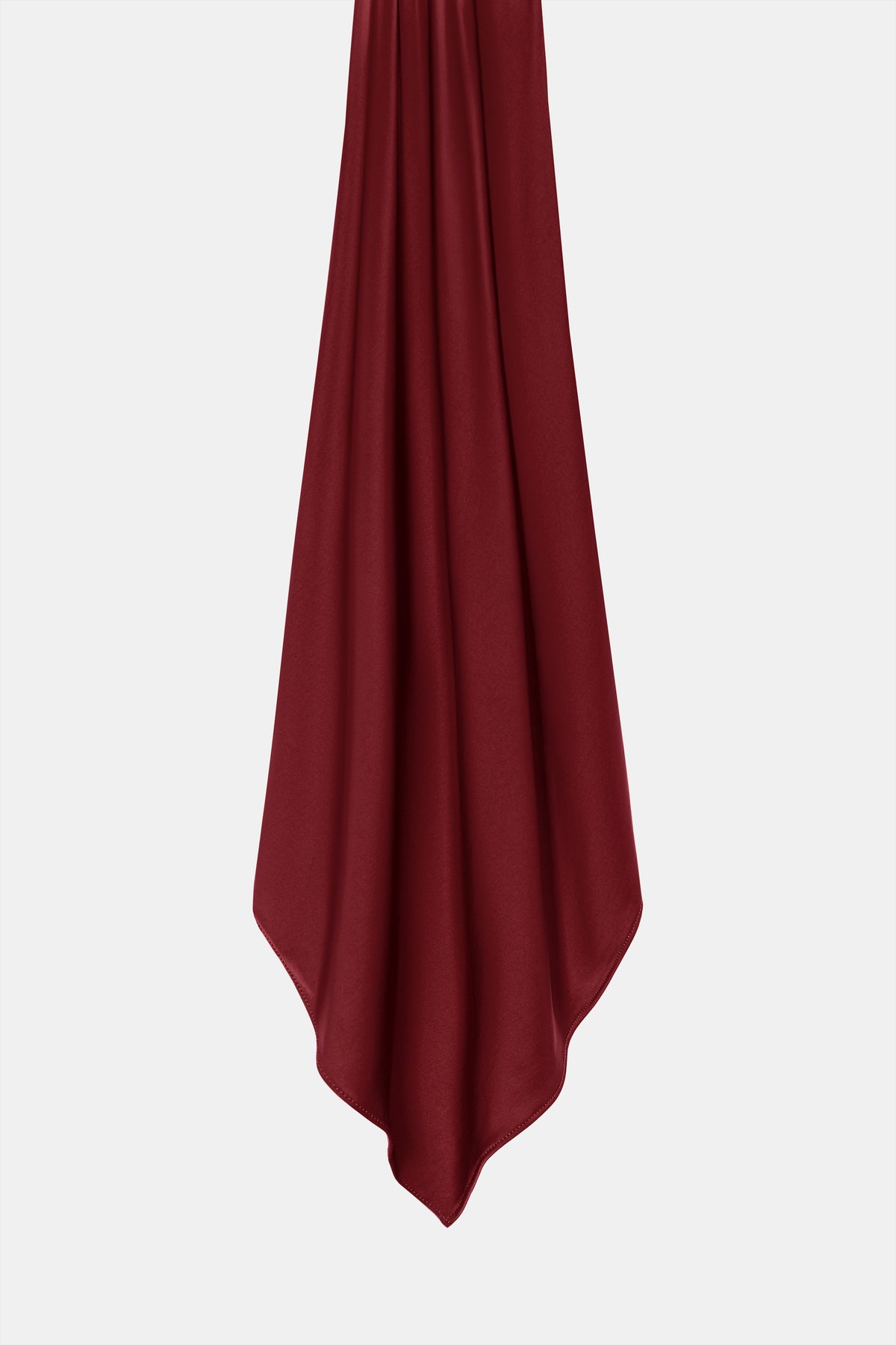 Liquid Jersey Hijab – Burgundy Red