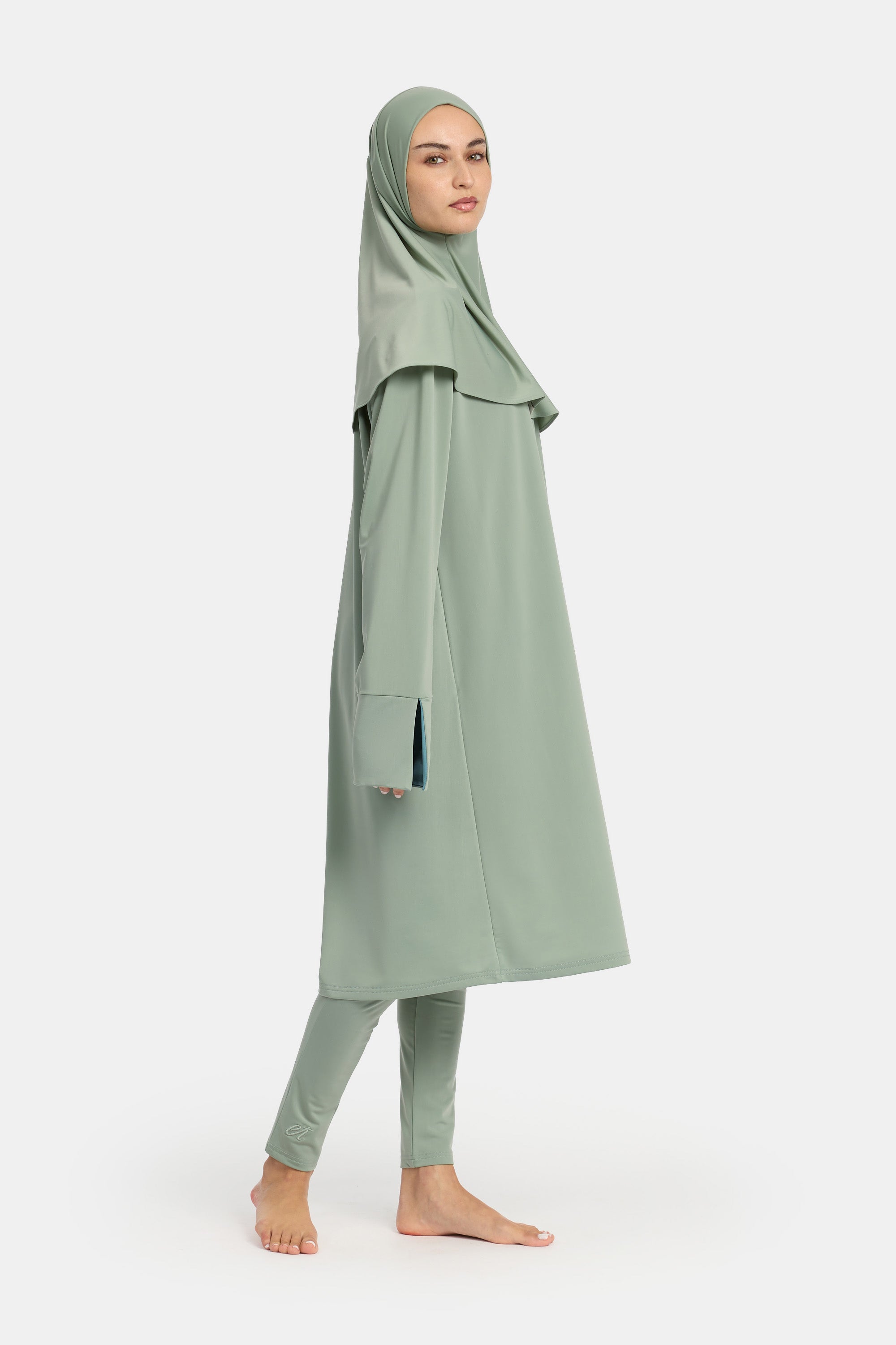 Burkini 4PCS Set - Sea x Green