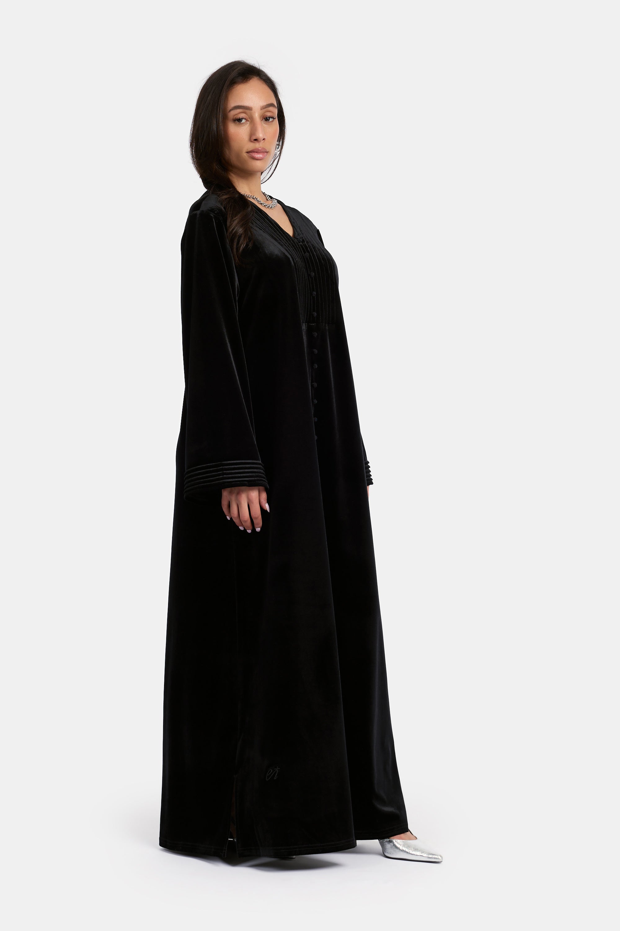 Velvet Abaya - Black