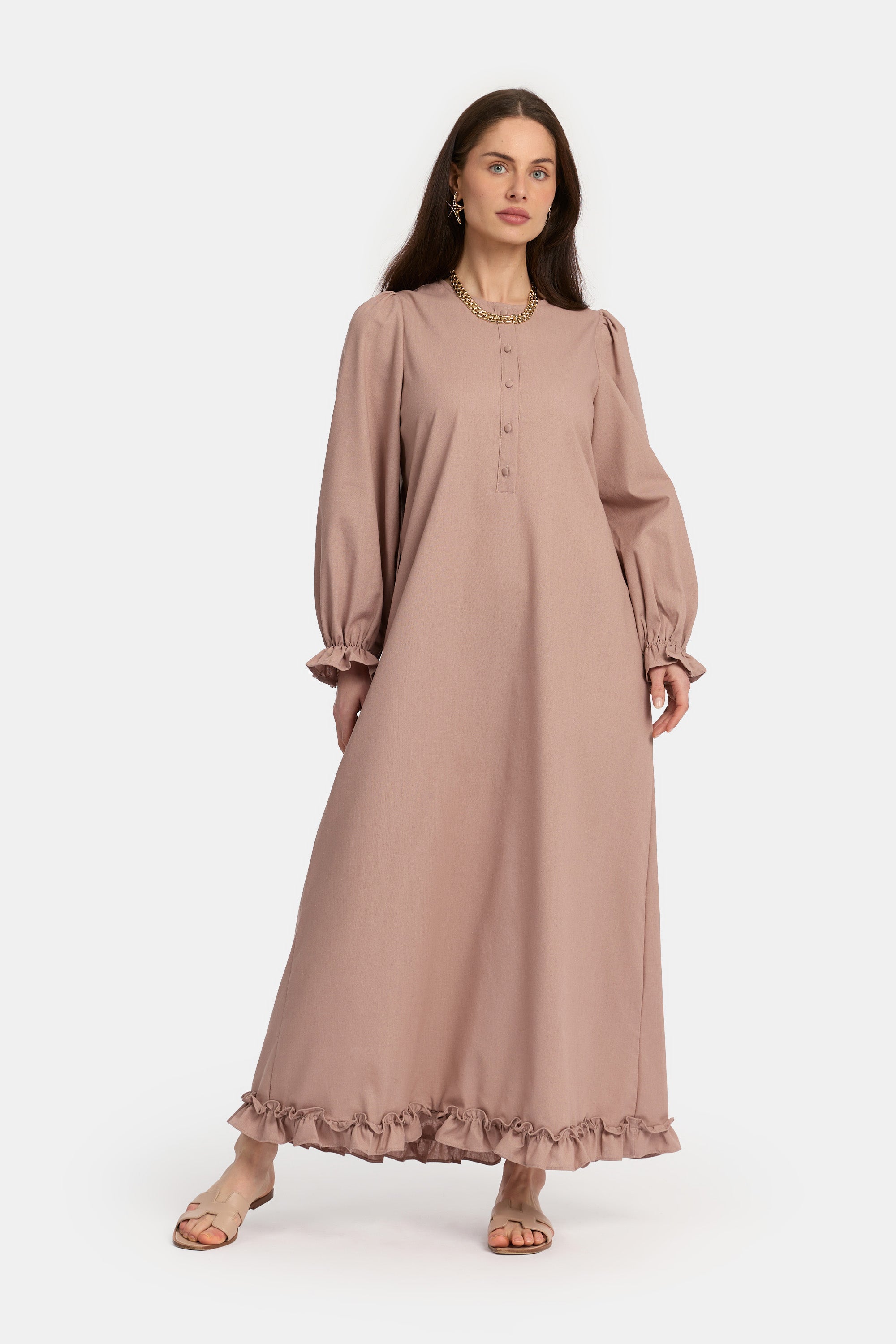 Robe longue volantée - Nespresso