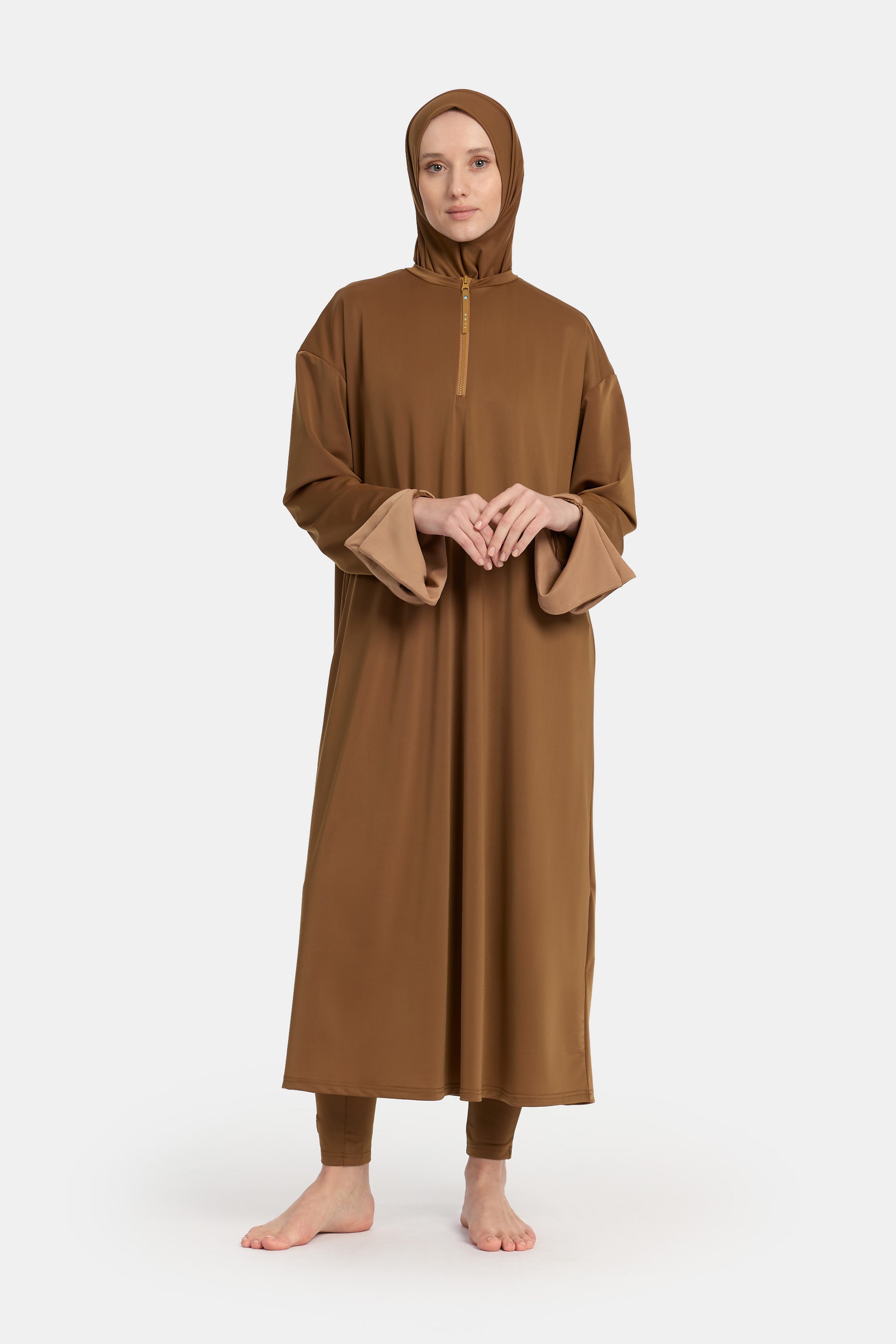 Burkini 4PCS Set - Camel x Beige