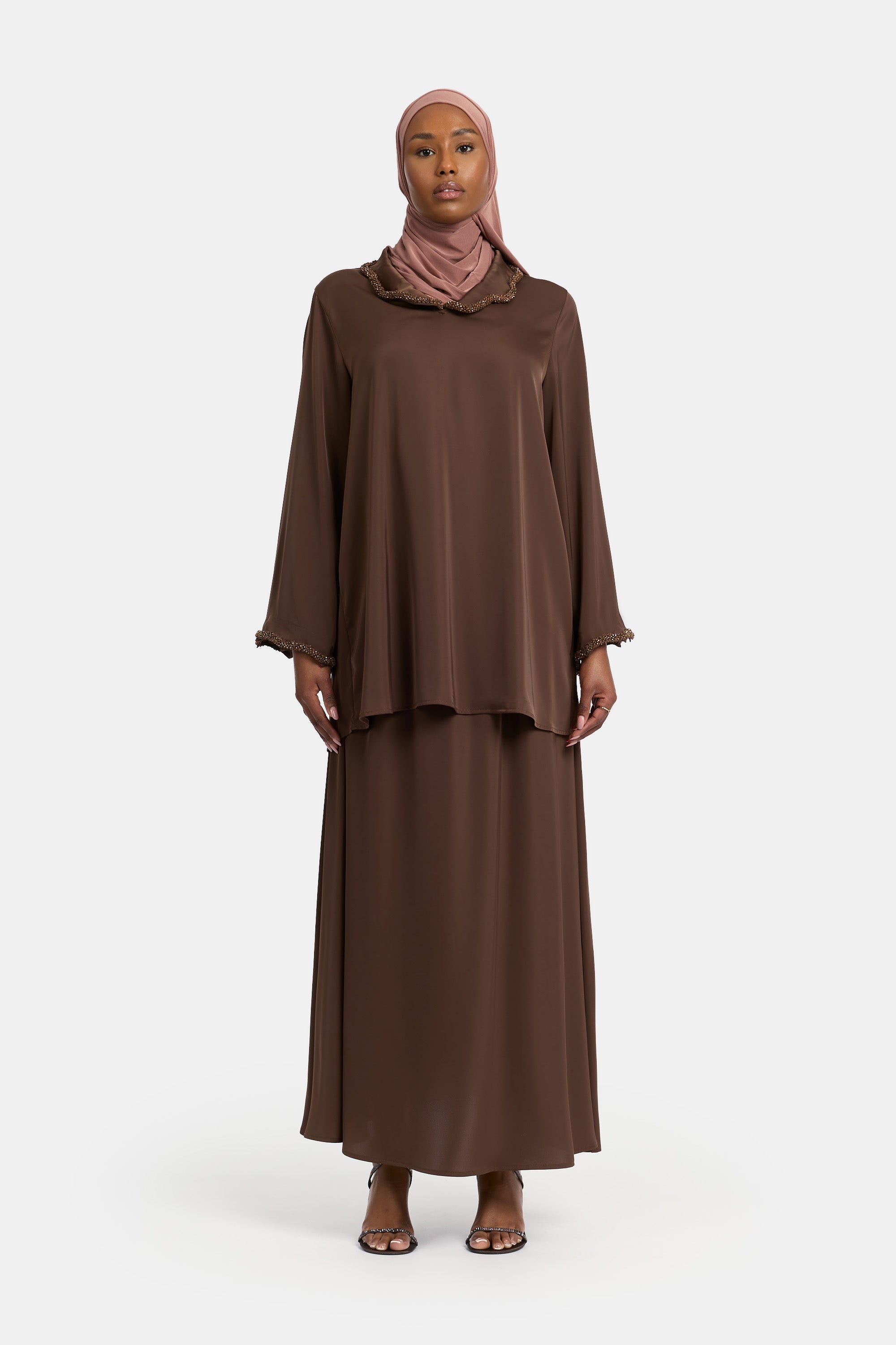 Limited Edition Skirt Set - Dark Brown