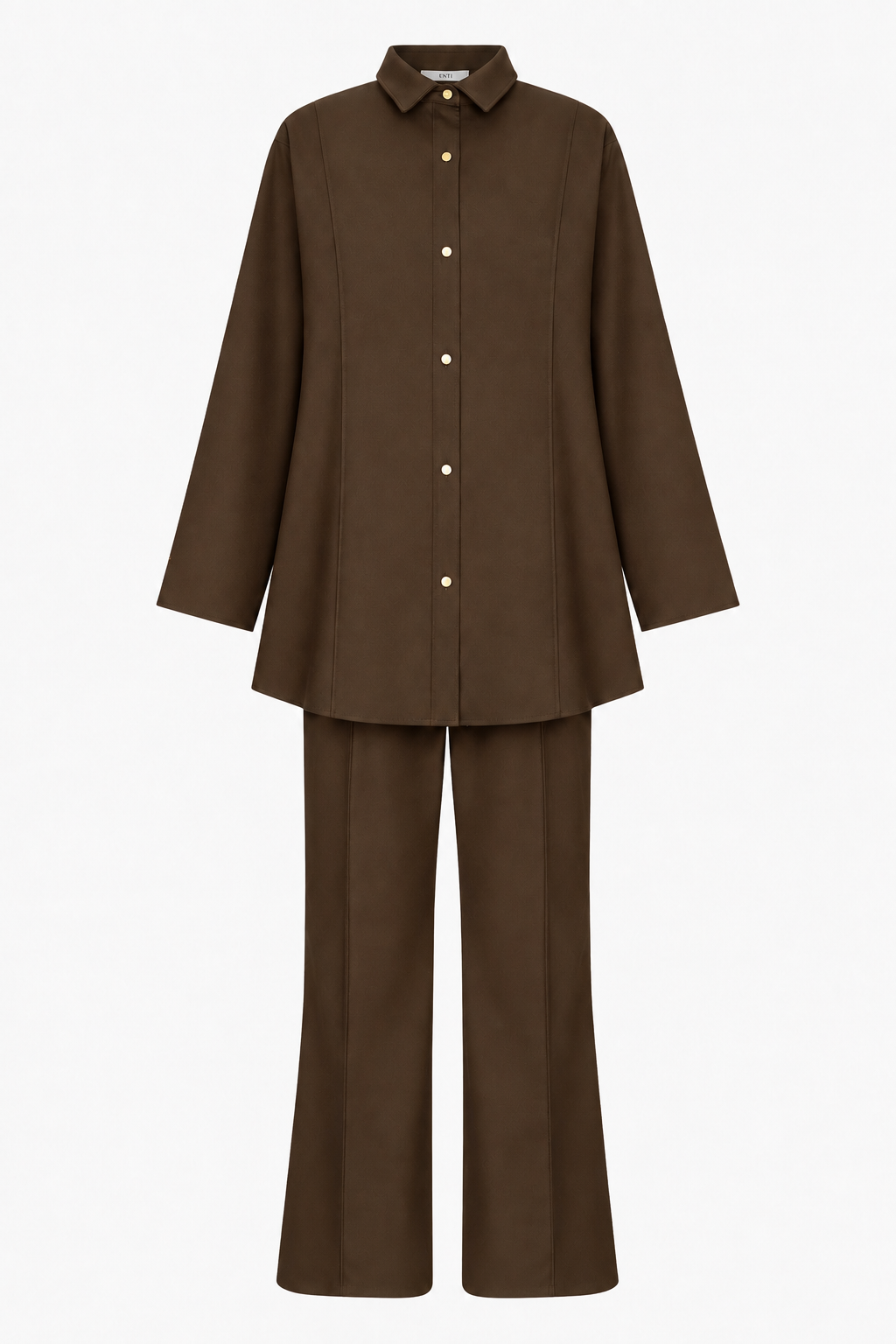 Two Piece Set - Dark Brown