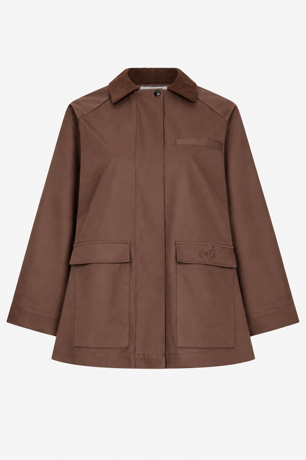 Collar Jacket - Dark Browm