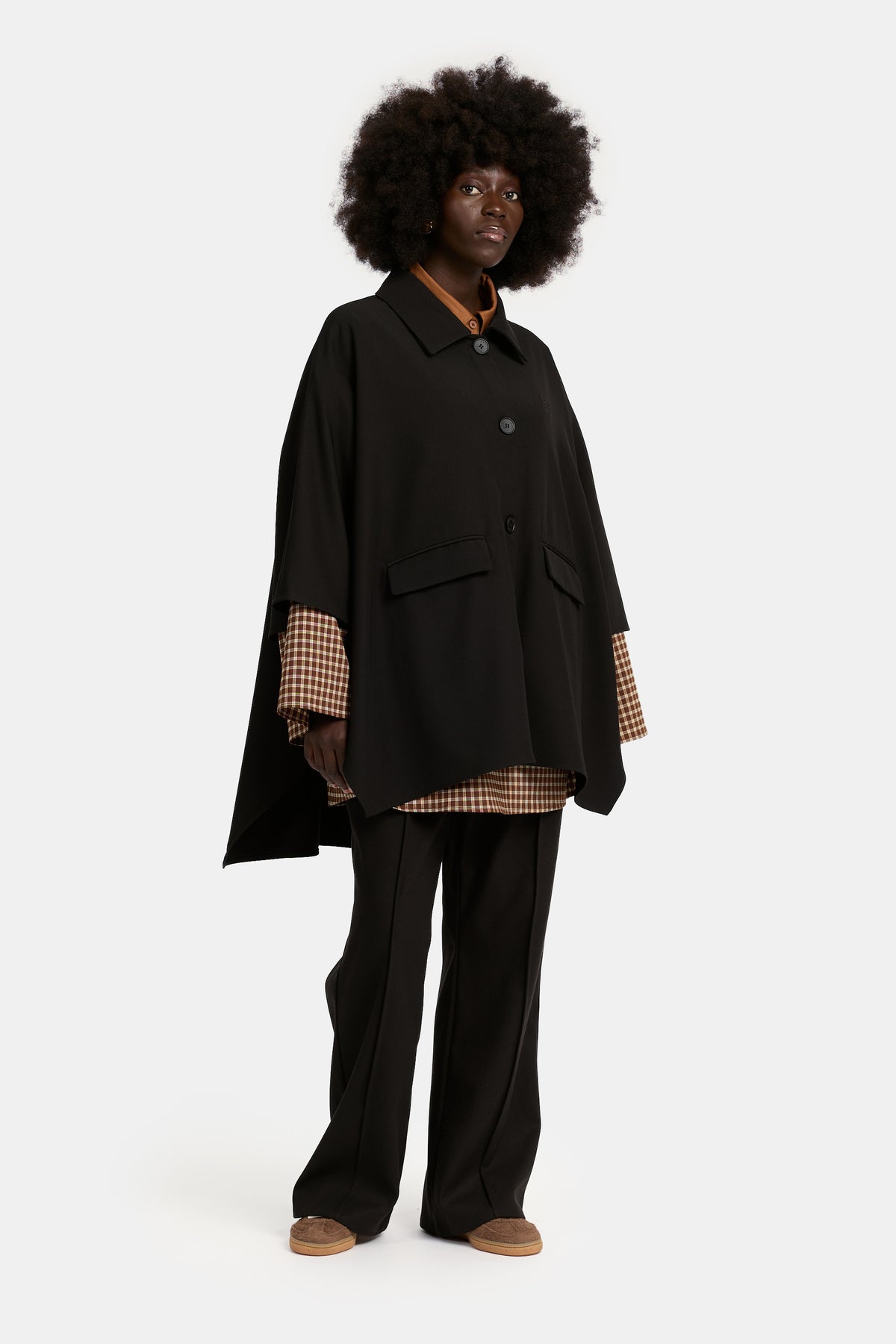 Trench Cape - Black