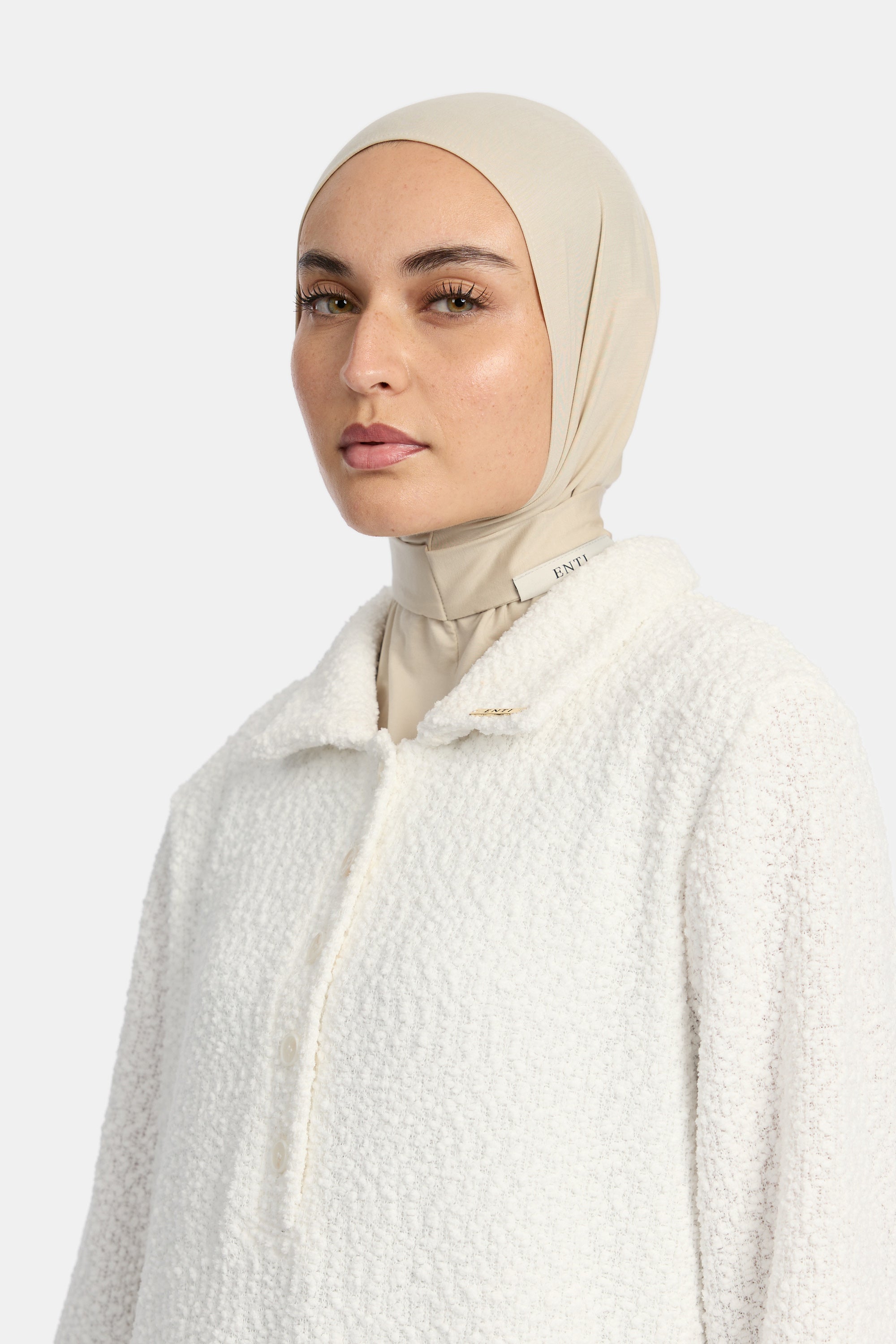Breathable Modal Instant Hijab - Burlap