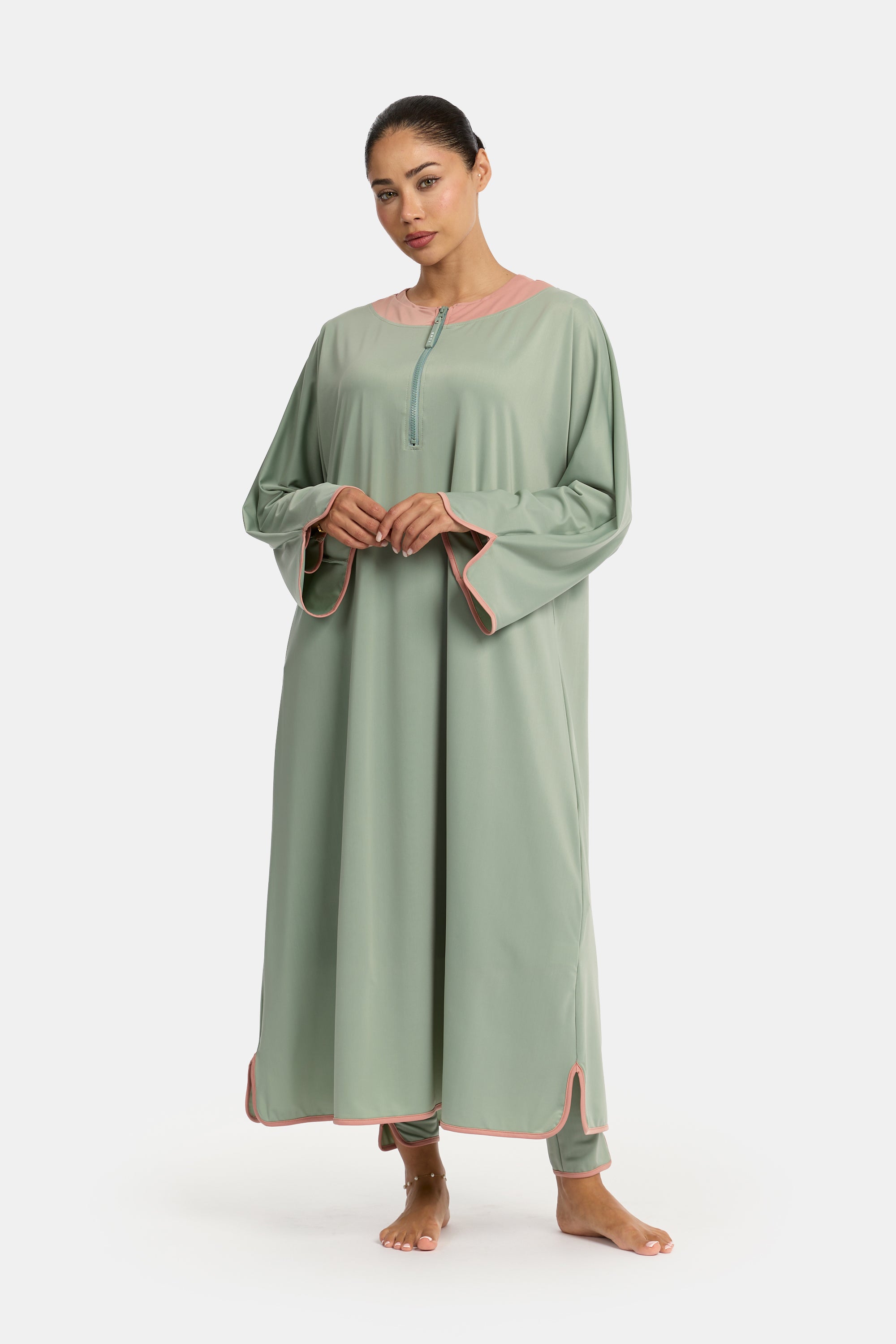 Burkini 4PCS Set - Sea Green