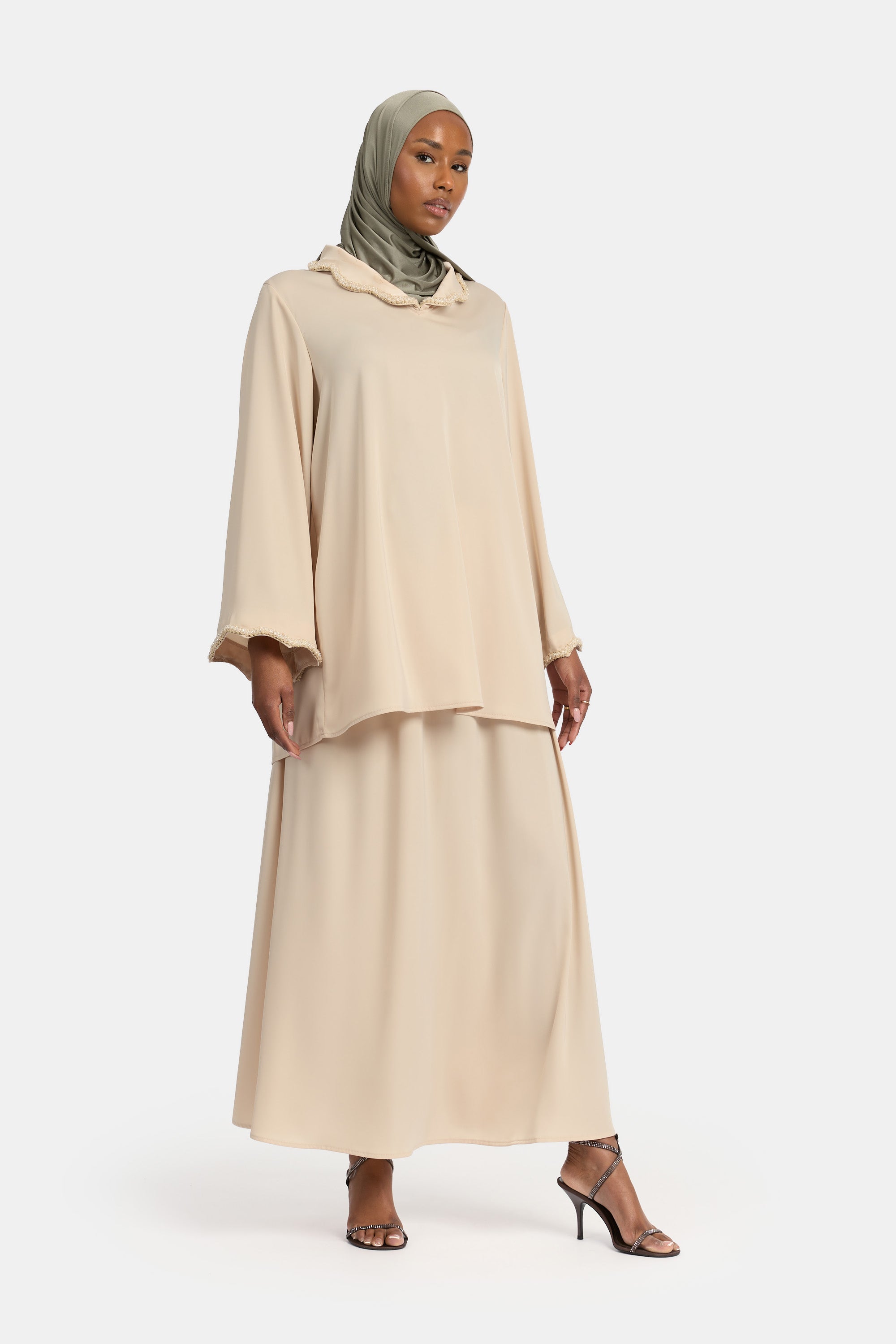 Limited Edition Skirt Set - Almond