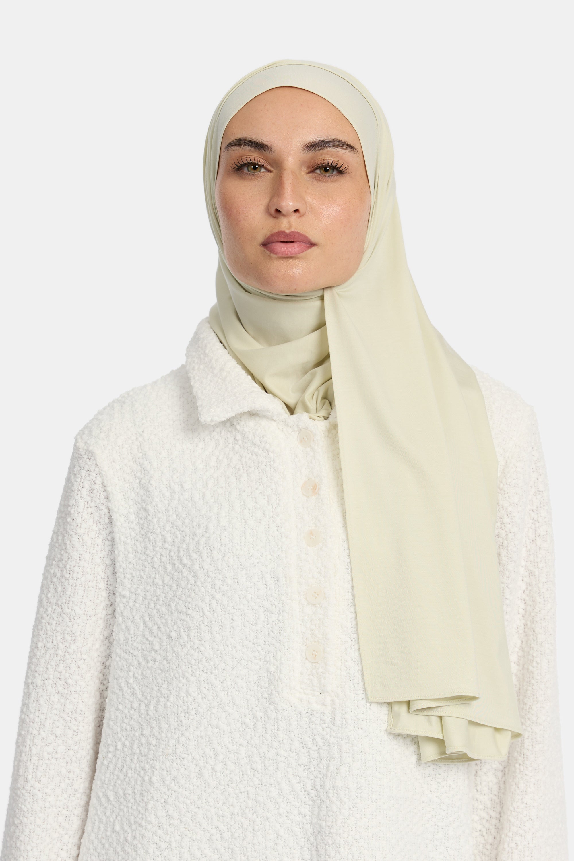 Breathable Modal Hijab - Sea Foam