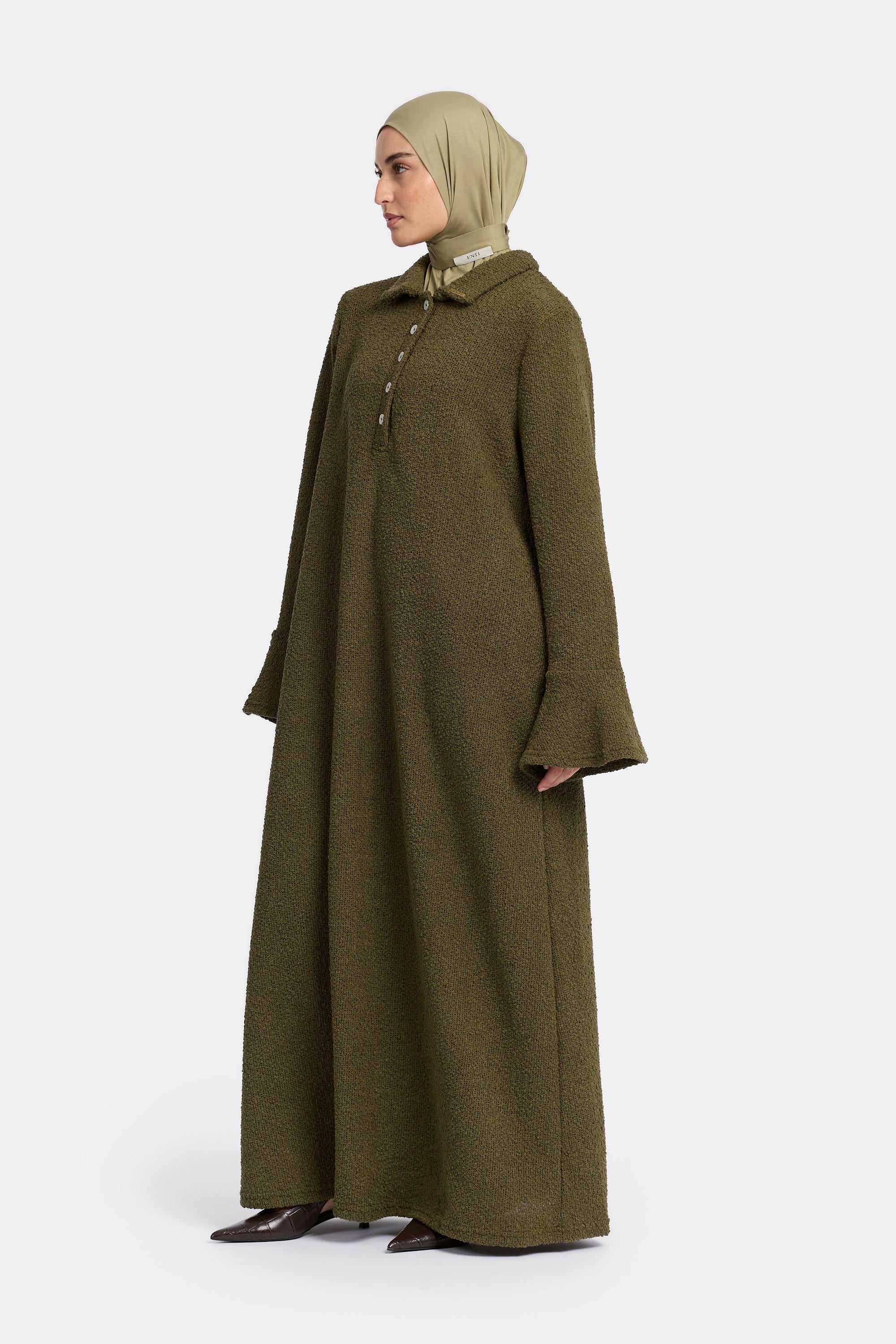 Unbound Knit Dress - Olive
