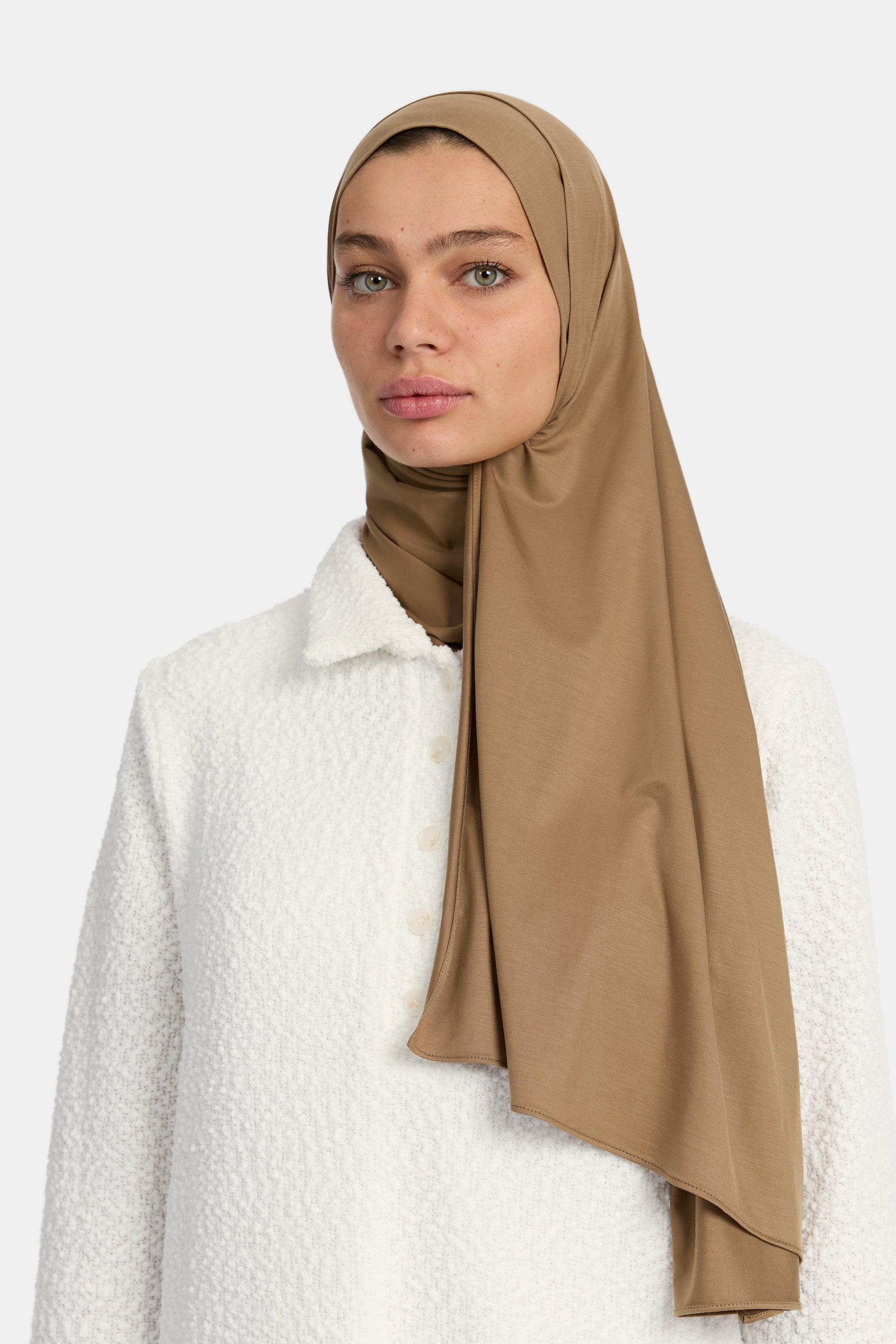 Breathable Modal Hijab - Olive