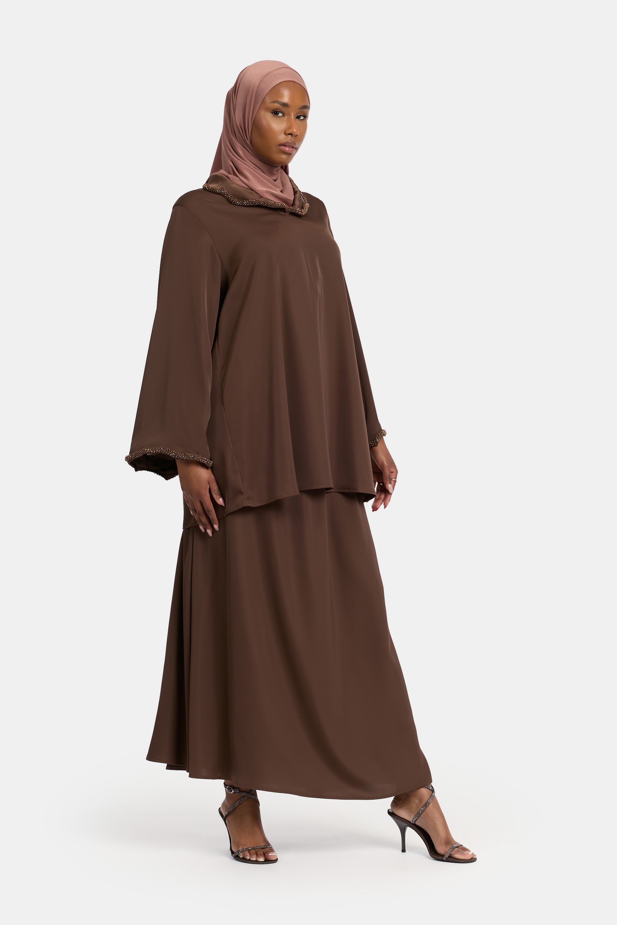 Limited Edition Skirt Set - Dark Brown