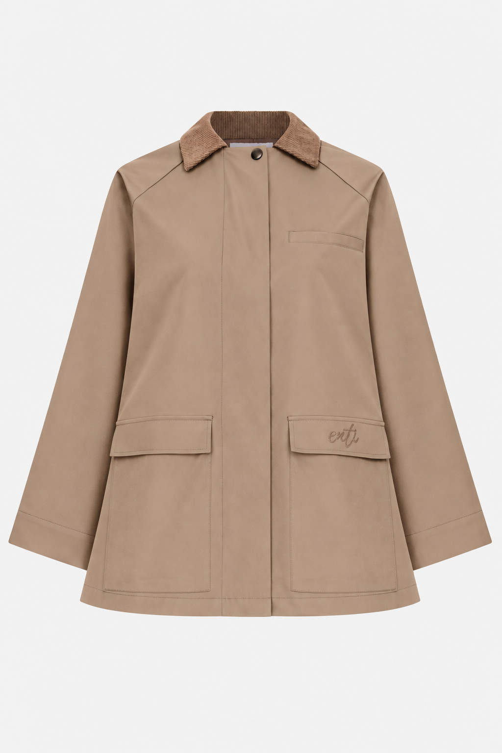 Collar Jacket - Khaki Brown
