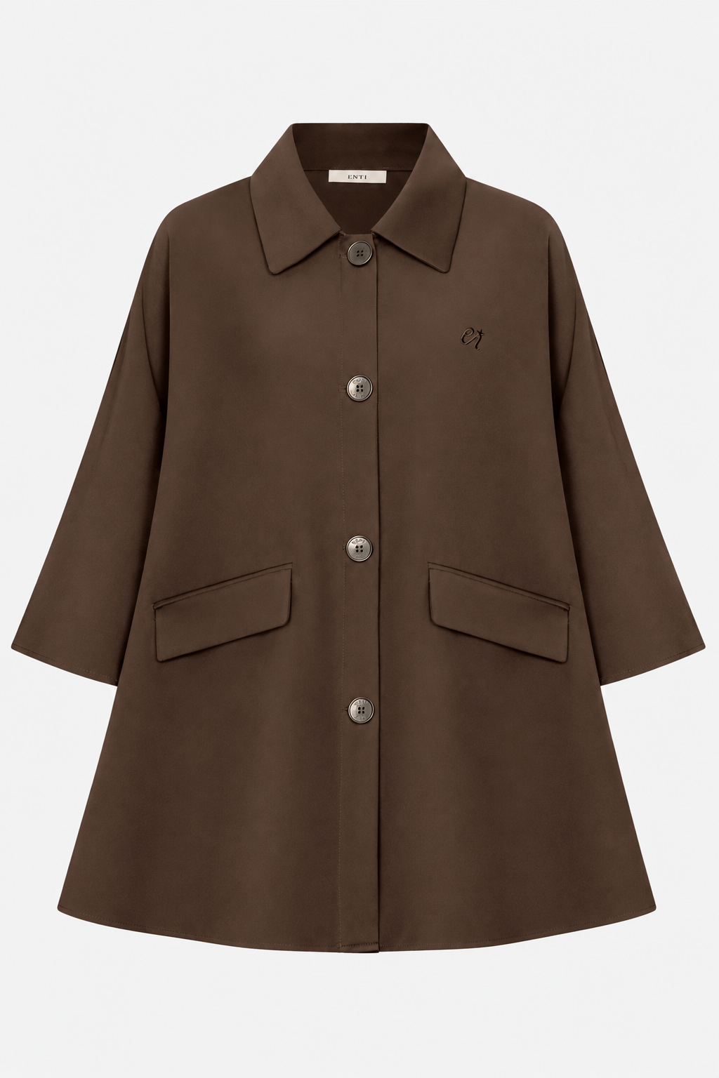 Trench Cape - Dark Brown